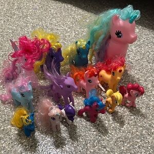 Colorful Pony/unicorn Toy Set